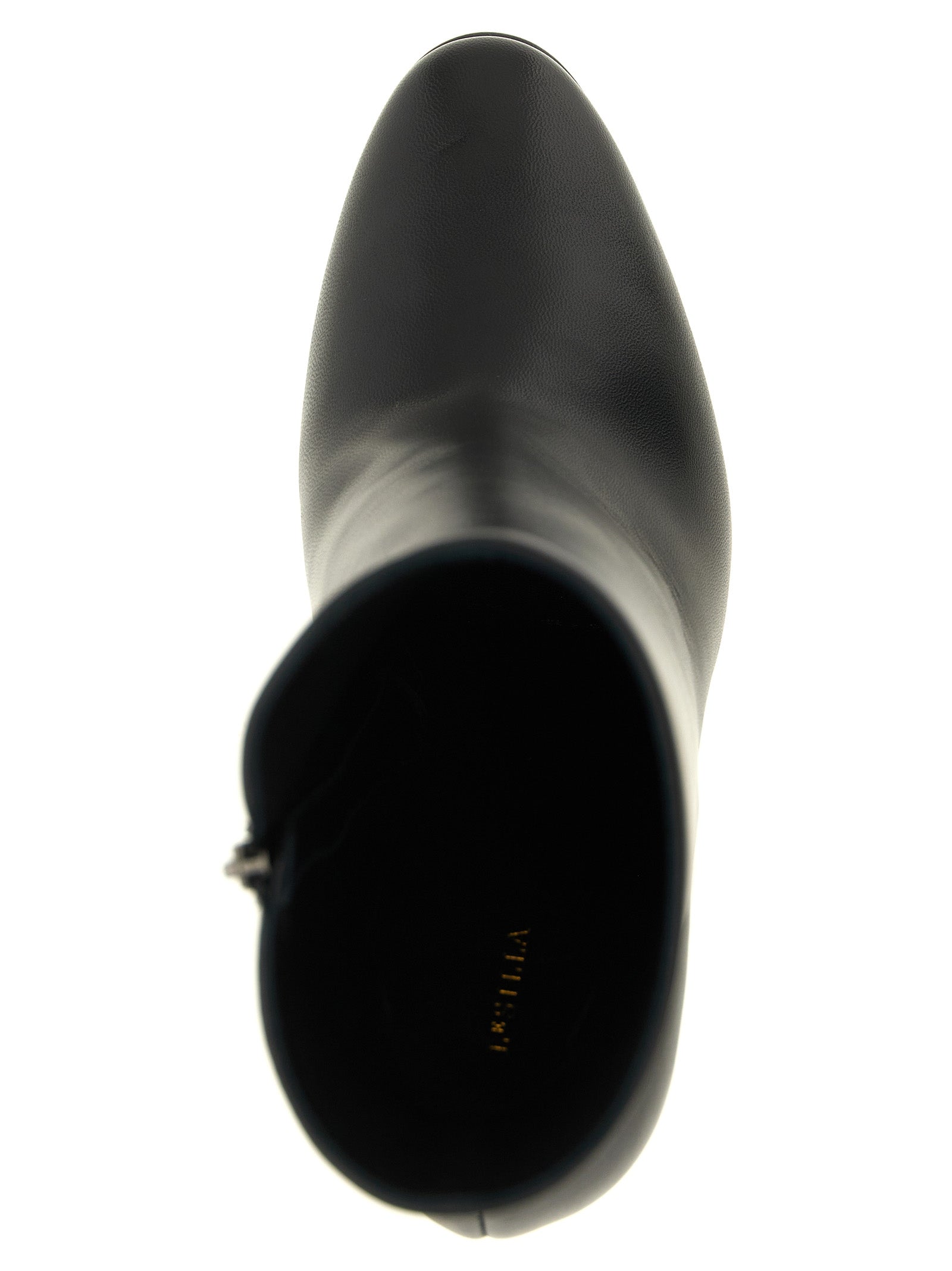 LE SILLA Black Lamb Leather Ankle Women's Boots