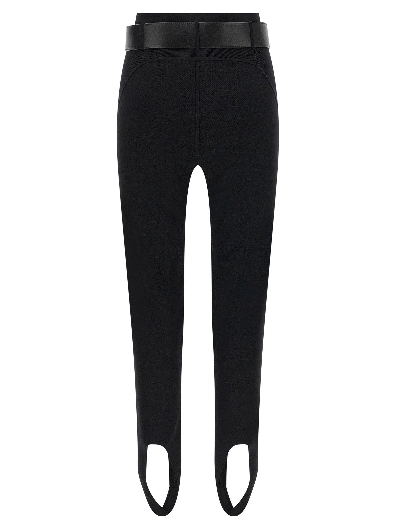 Self-Portrait Black Viscose Women's Leggings