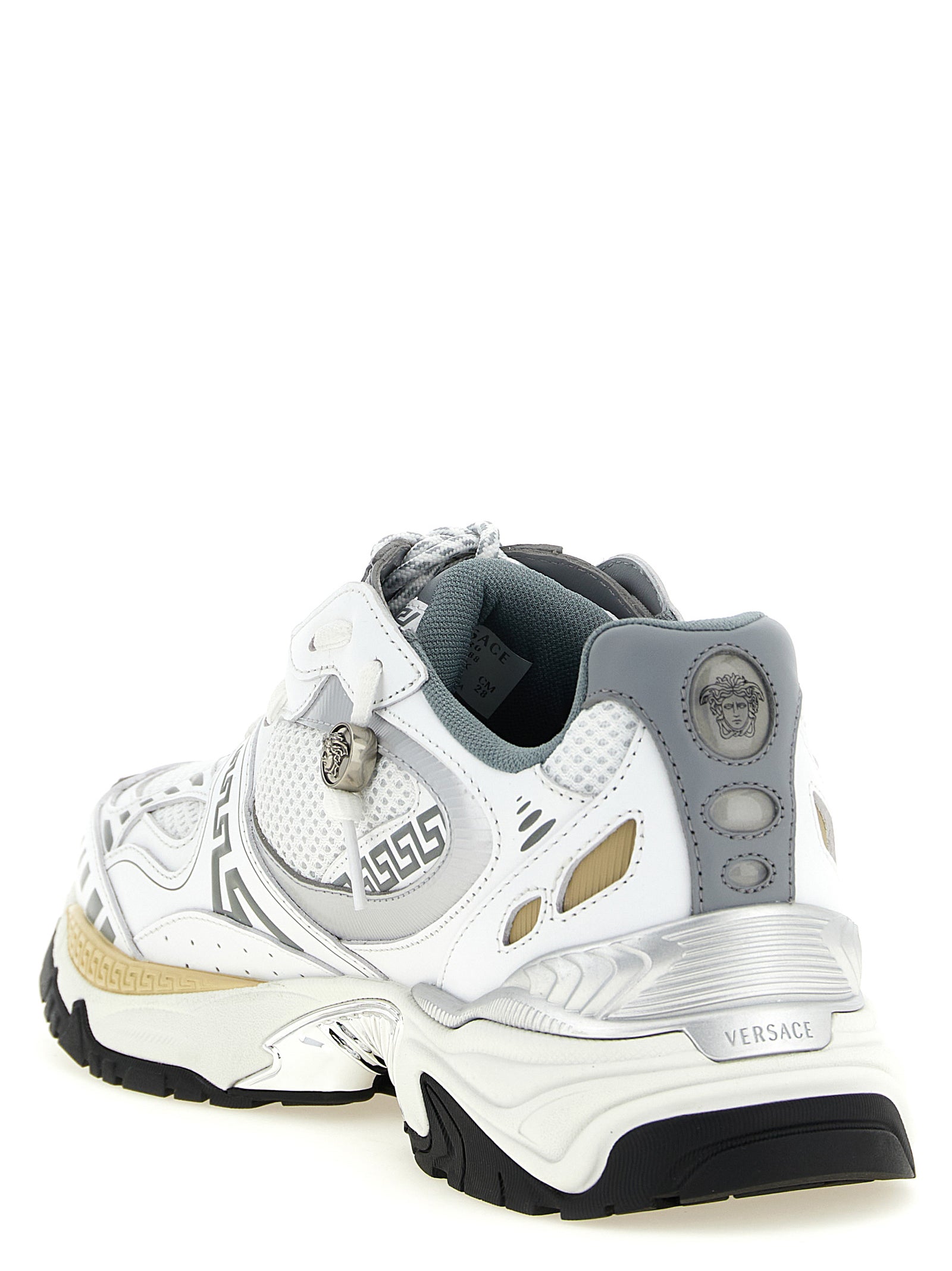 Versace Multicolor Calfskin Chunky Men's Sneakers
