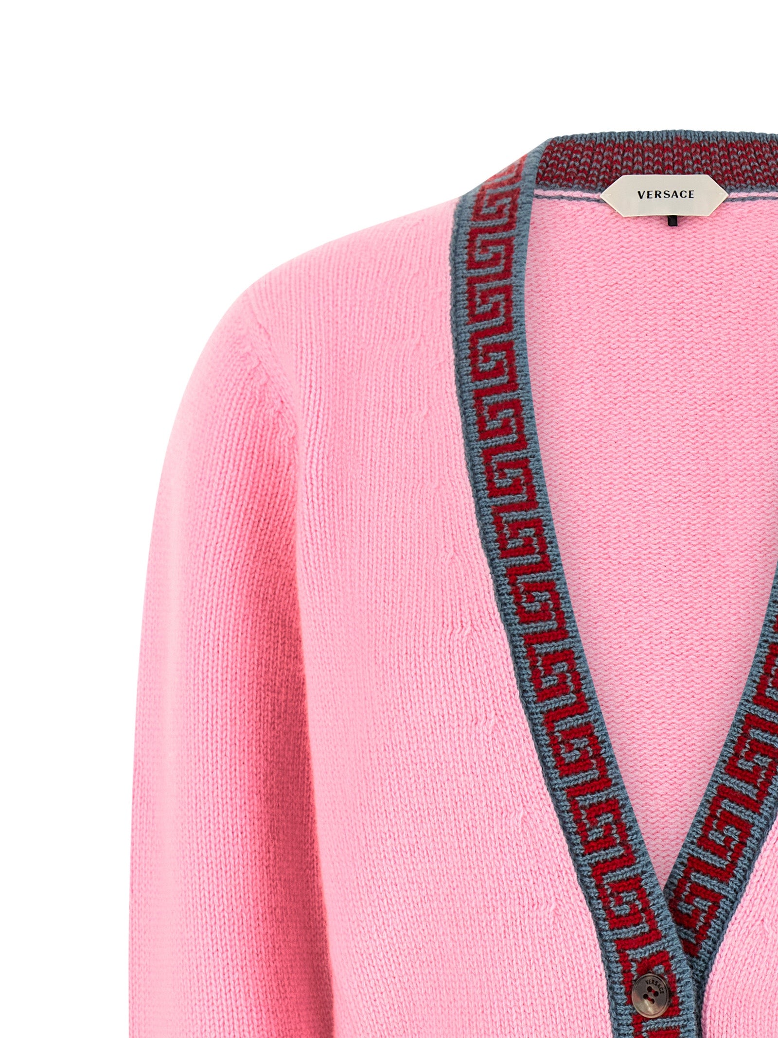 Versace Multicolor Virgin Wool Women's Cardigan