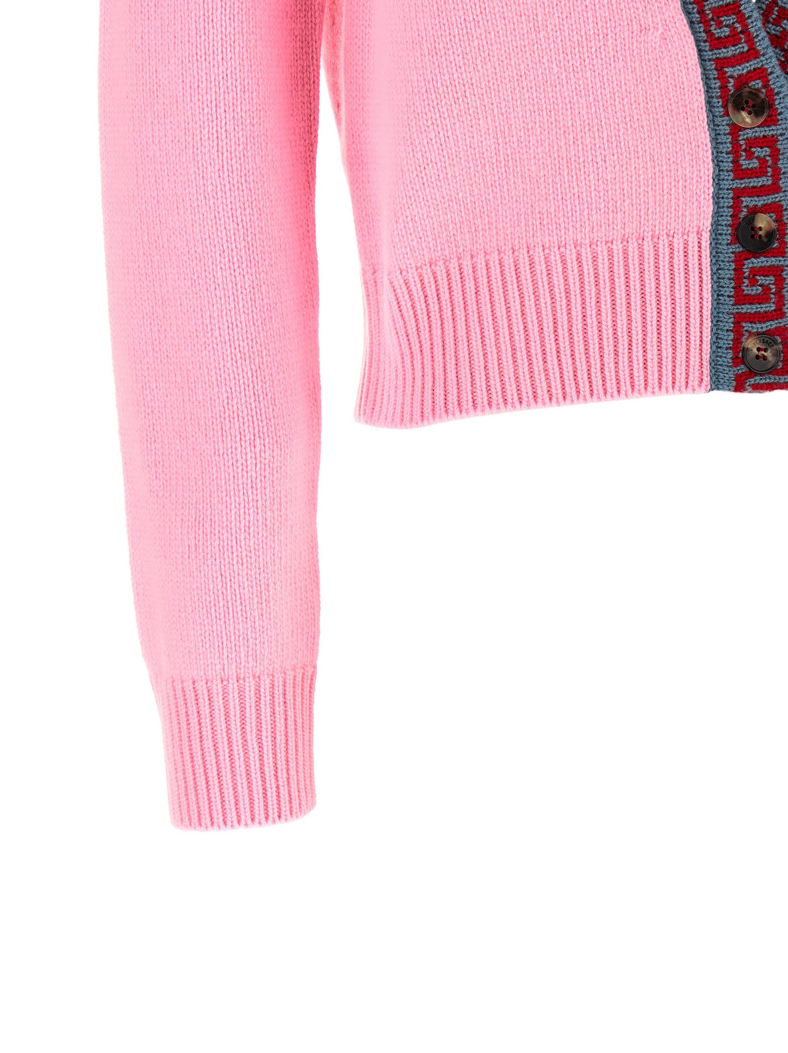 Versace Multicolor Virgin Wool Women's Cardigan