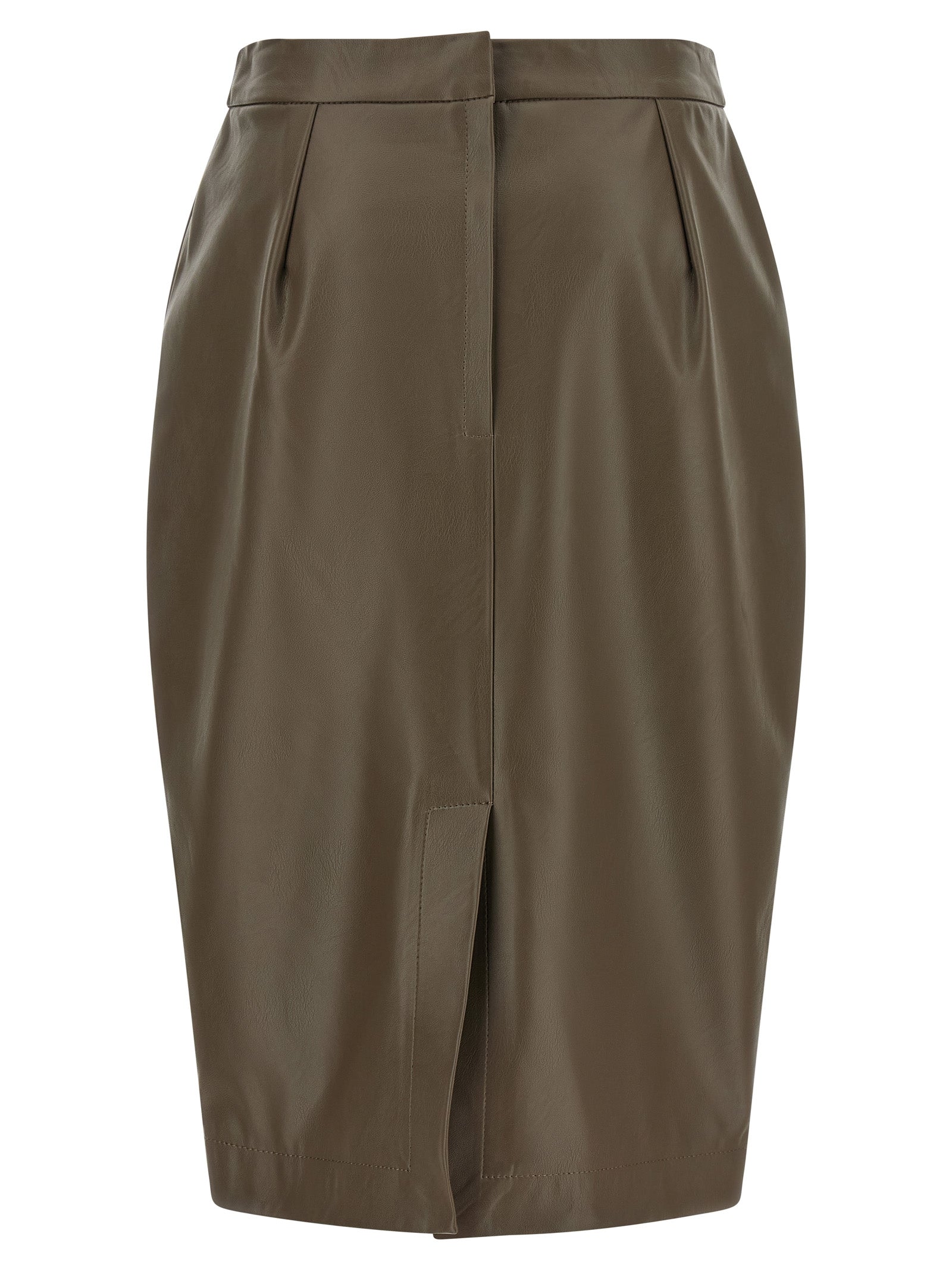 Stella McCartney Brown Polyester Midi Women's Skirt
