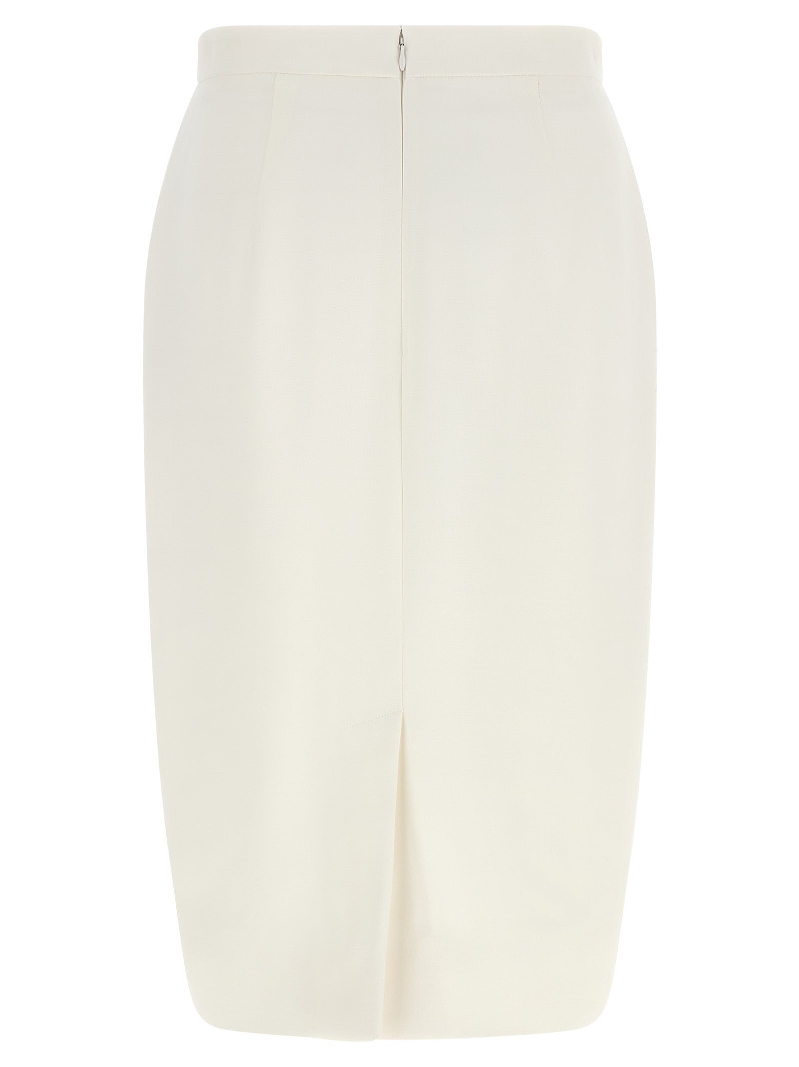 Stella McCartney White Polyester Midi Women's Skirt