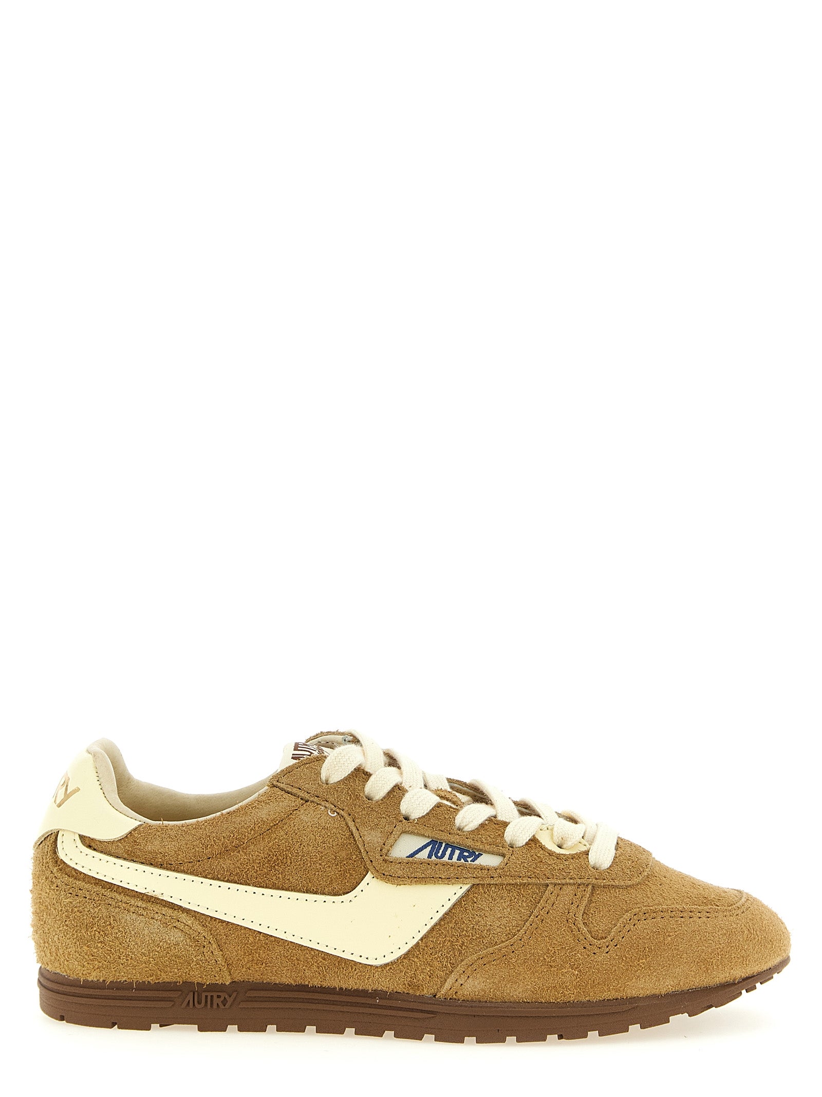 Autry Brown Cowhide Athletic Women's Sneakers