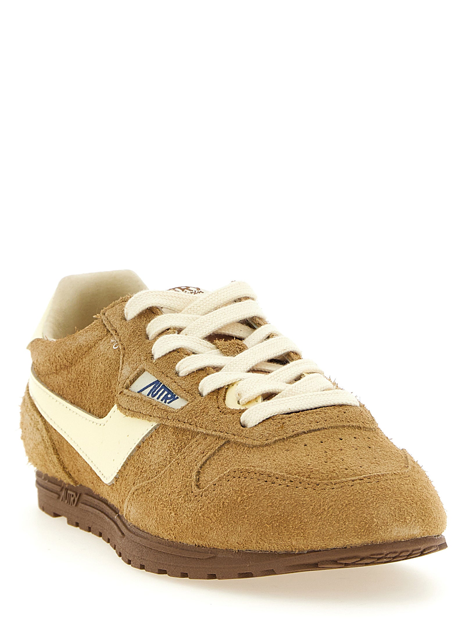 Autry Brown Cowhide Athletic Women's Sneakers