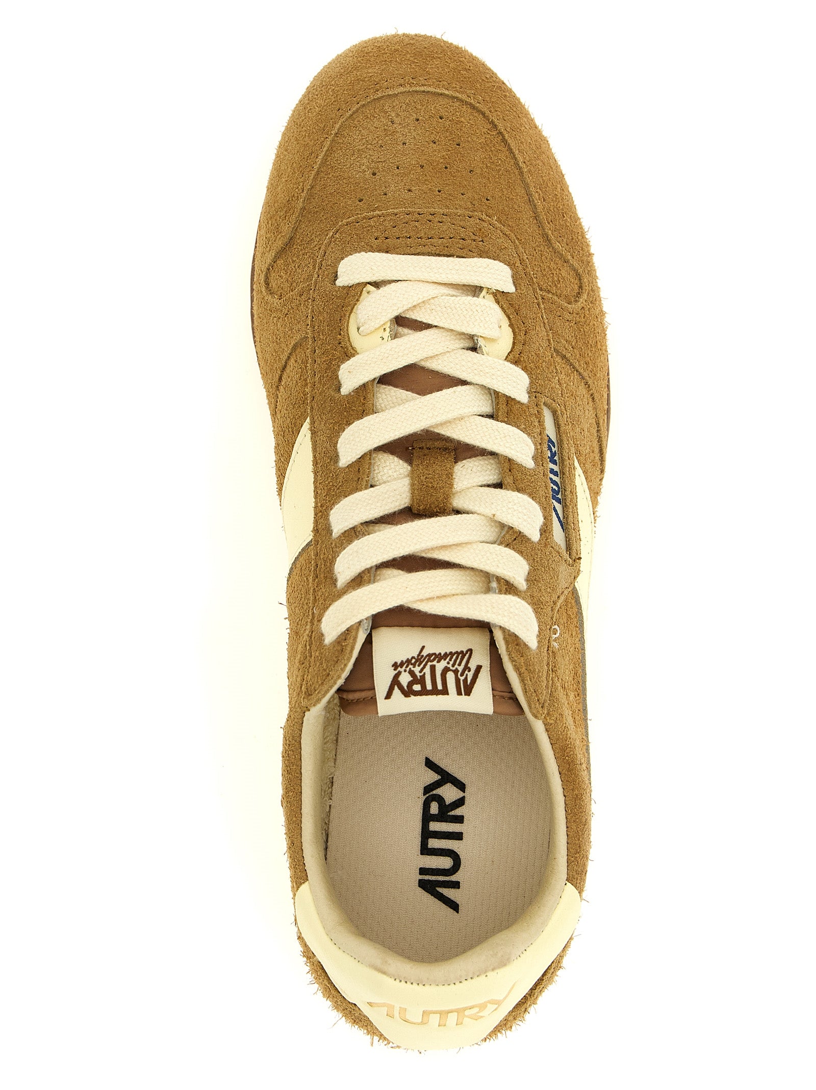 Autry Brown Cowhide Athletic Women's Sneakers