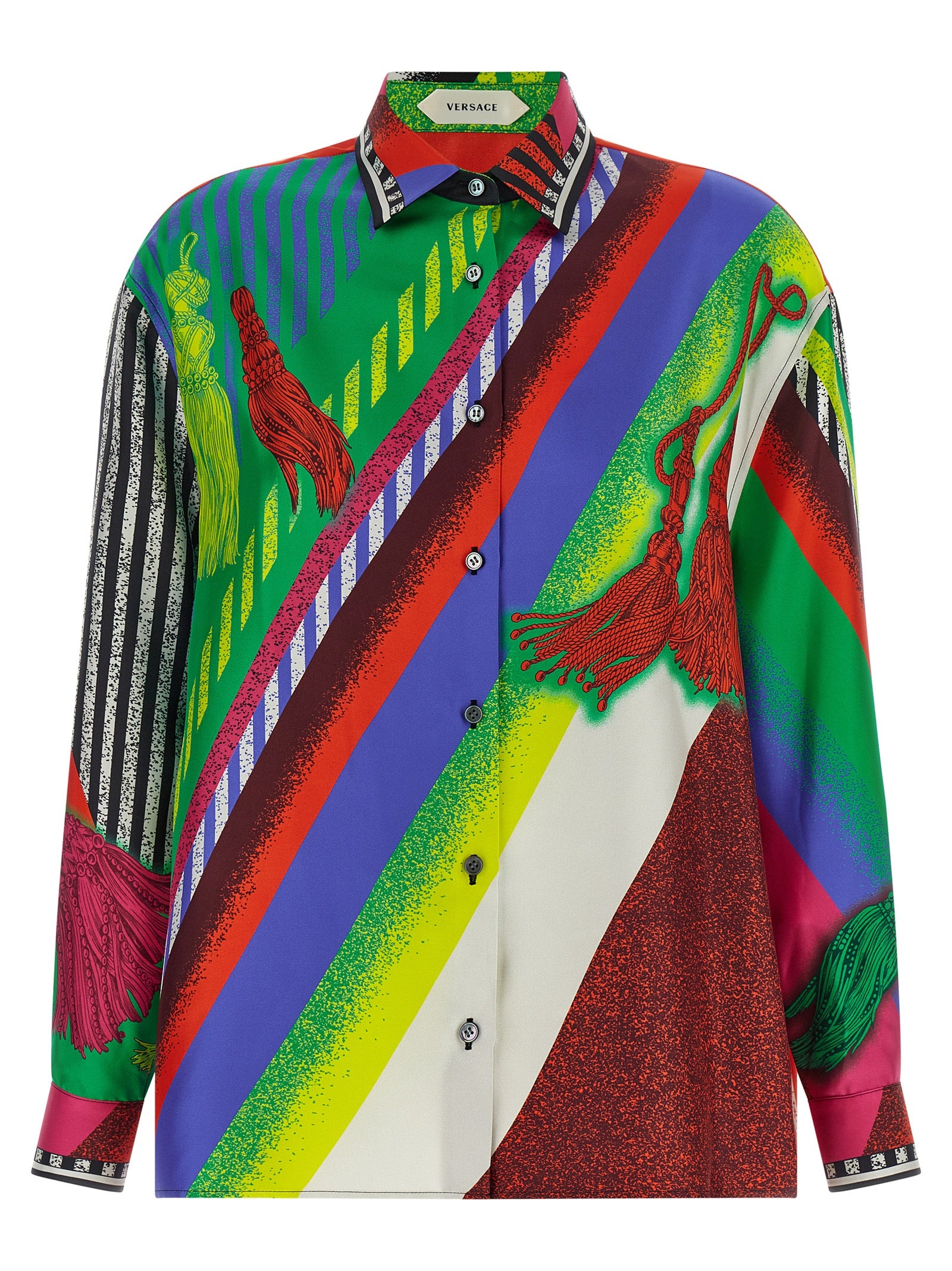 Versace Multicolor Silk Women's Blouse