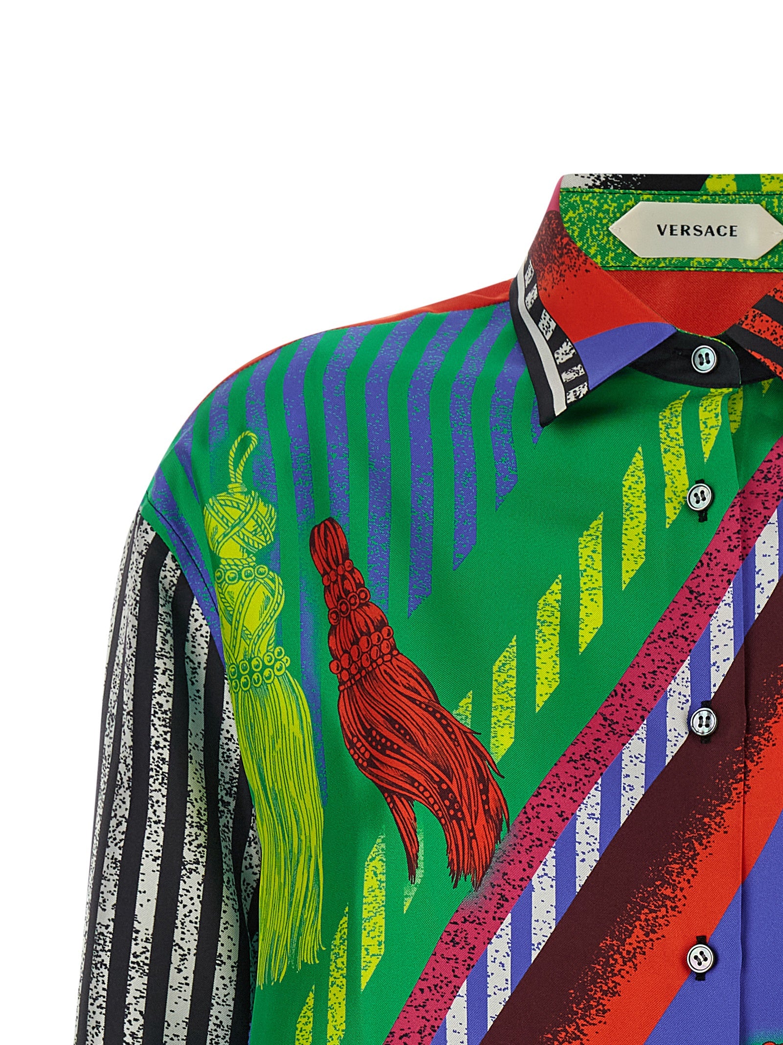Versace Multicolor Silk Women's Blouse