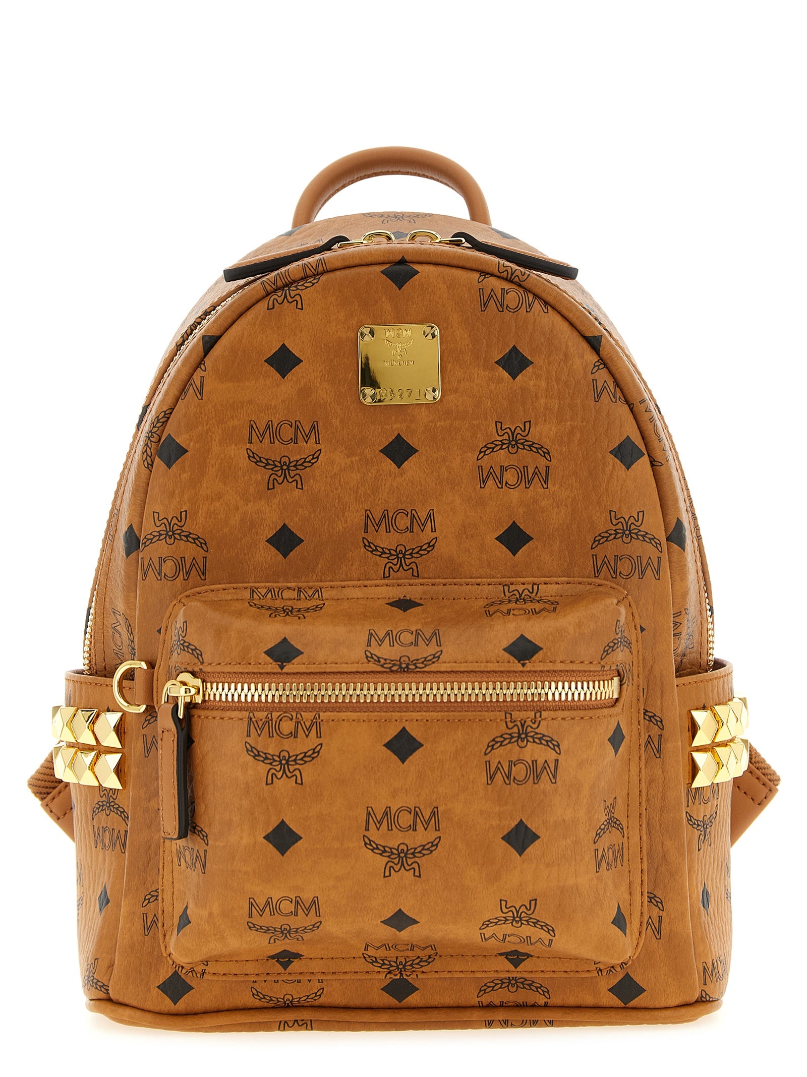 MCM Brown Polyethylene Women's Backpack