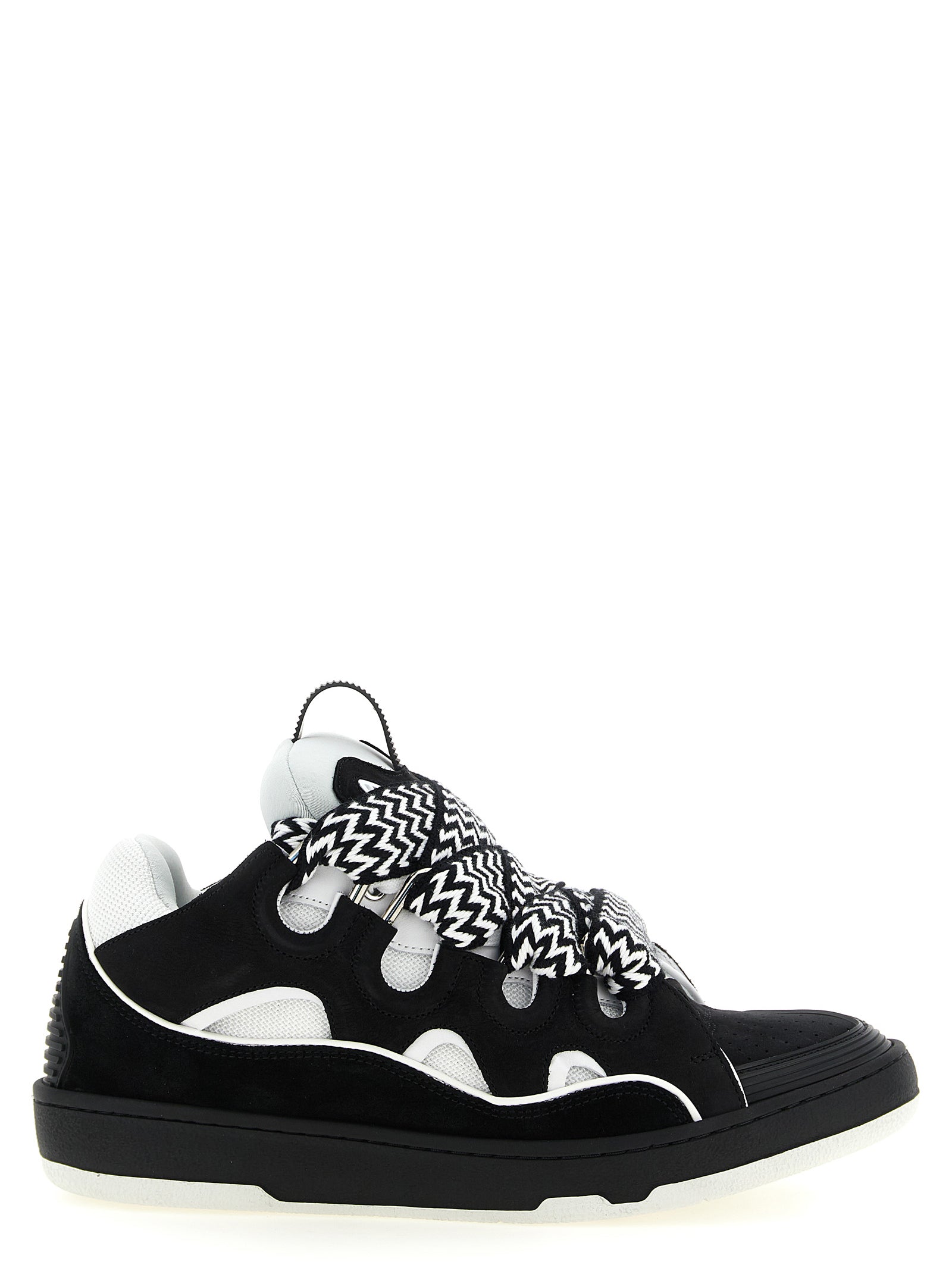 Lanvin Bicolor Calfskin Chunky Men's Sneakers