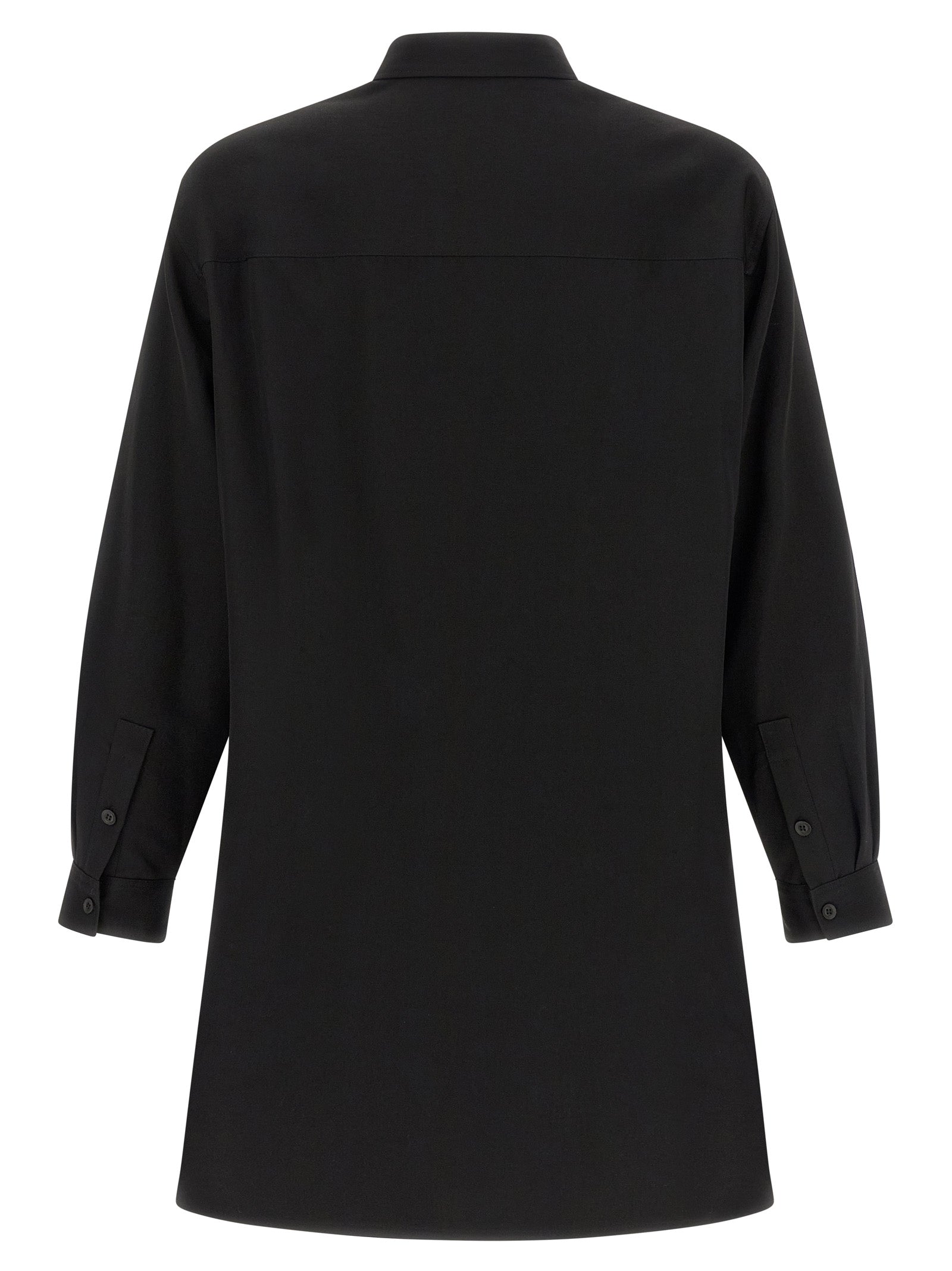 Yohji Yamamoto Black Wool Men's Blouse
