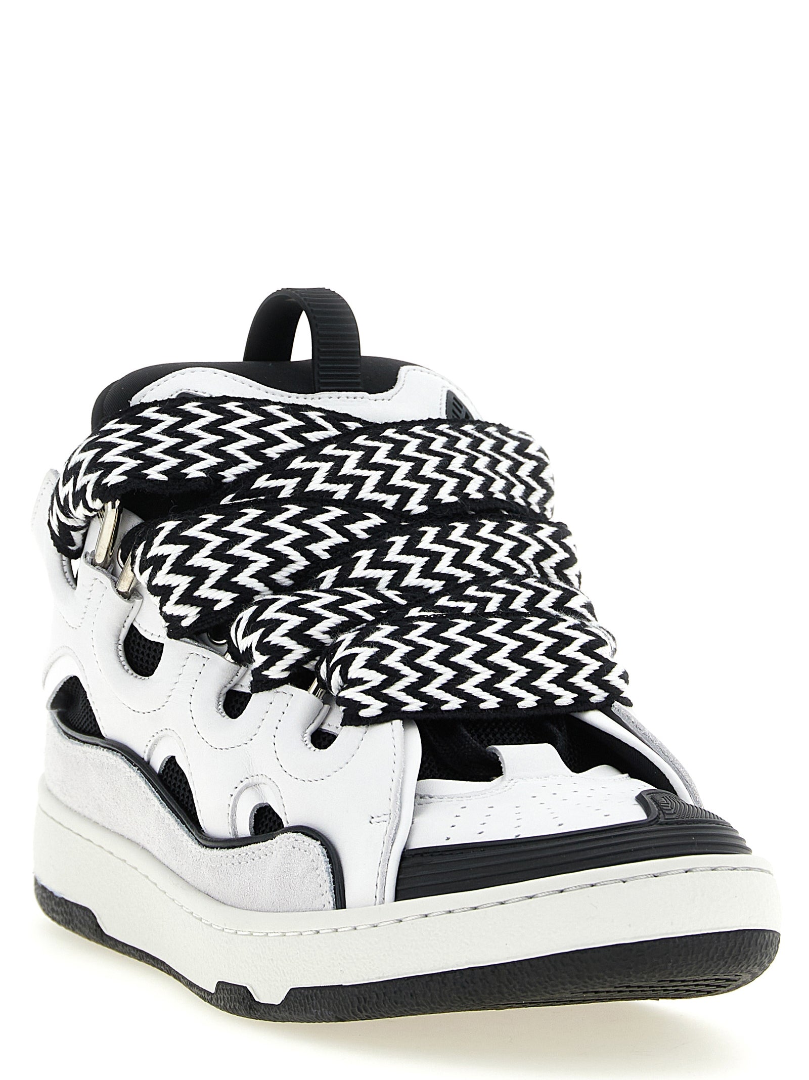 Lanvin Bicolor Calfskin Chunky Men's Sneakers