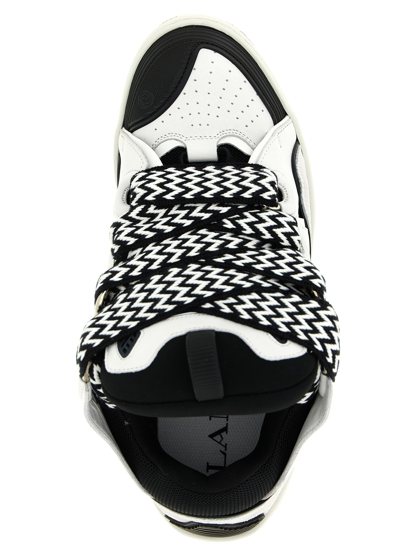 Lanvin Bicolor Calfskin Chunky Men's Sneakers