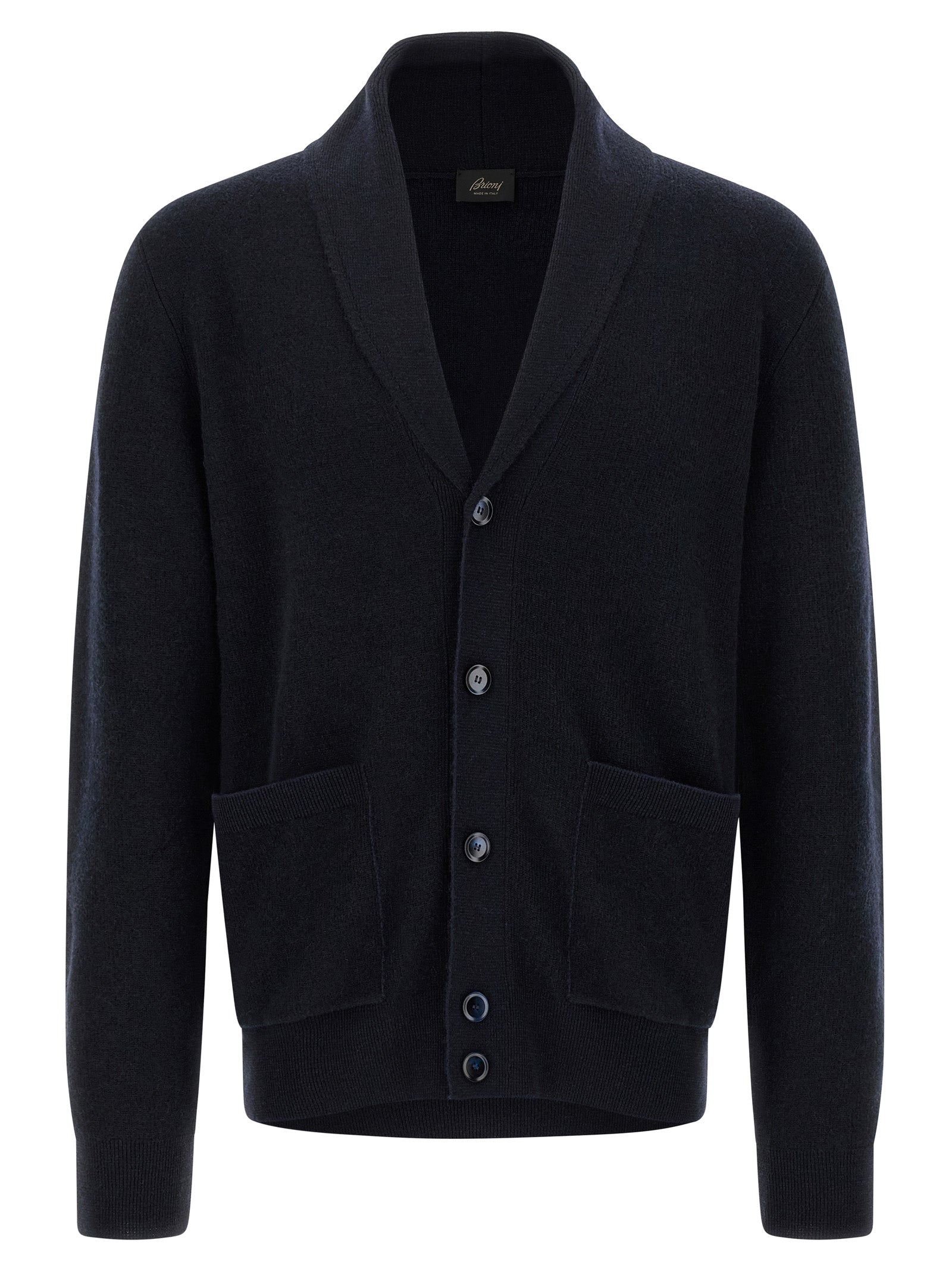 Brioni Blue Cashmere Men's Cardigan