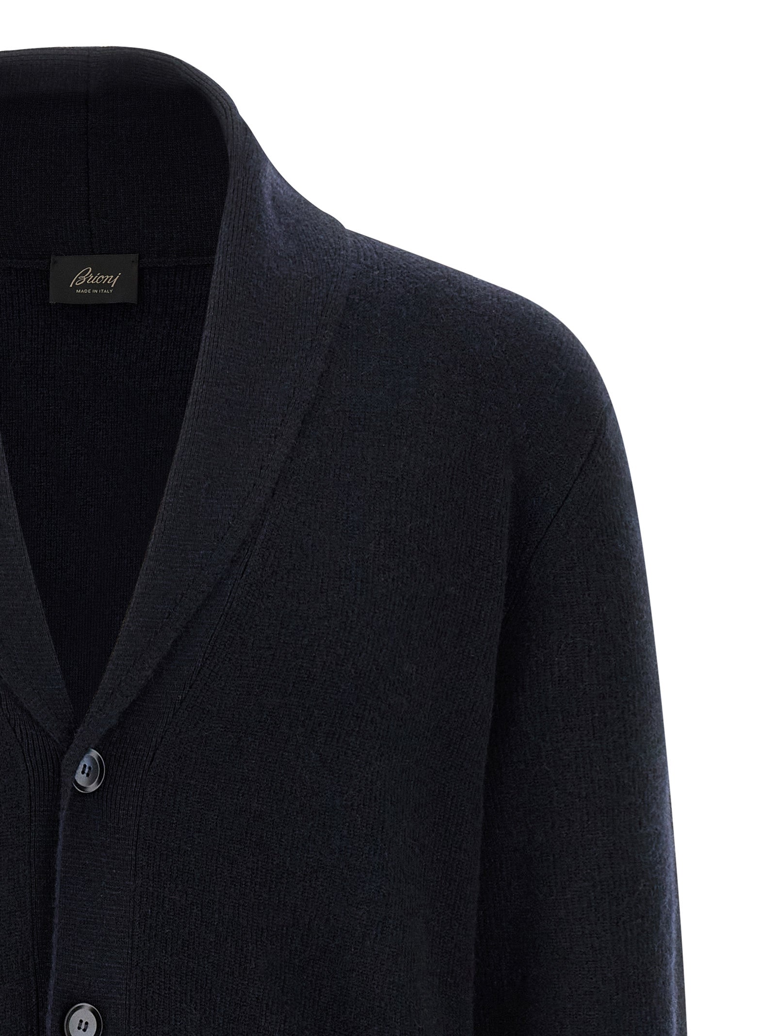 Brioni Blue Cashmere Men's Cardigan