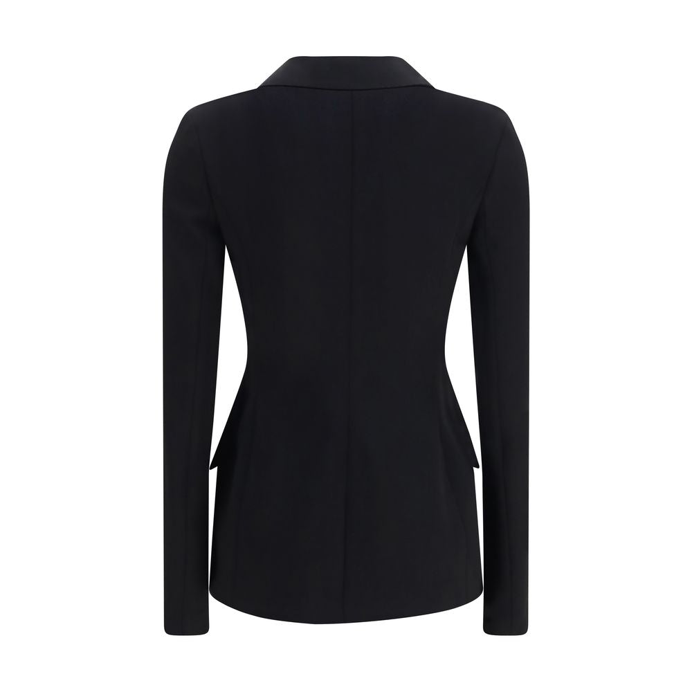 Dolce & Gabbana Black Wool Oves Aries Full-Length Women's Jacket
