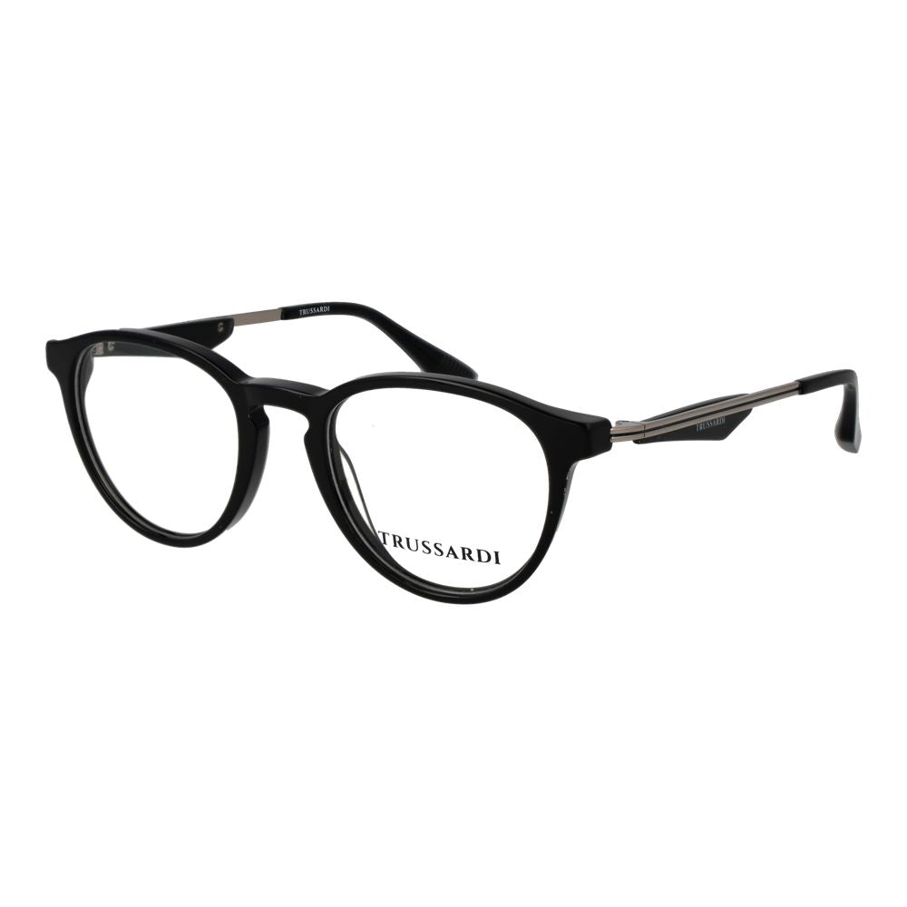 Trussardi Black Acetate Glasses Men's (Frames)
