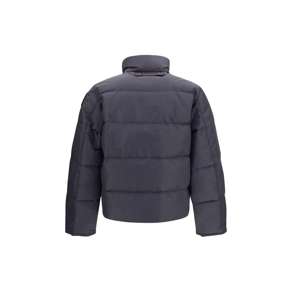 Parajumpers Gray Polyamide Full-Length Men's Jacket