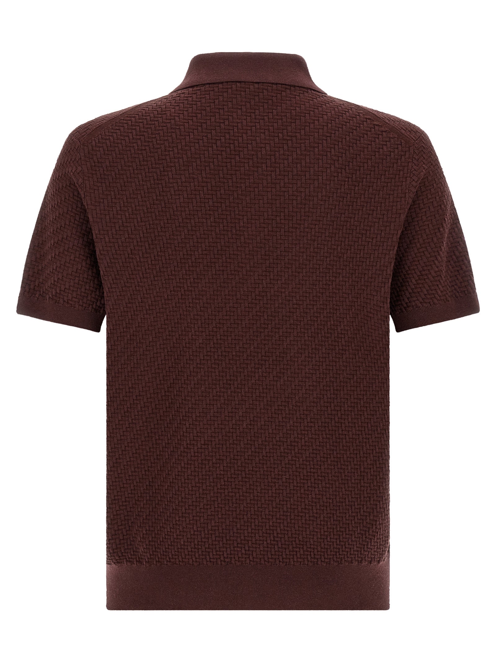 Brioni Purple Cotton Polo Men's Shirt