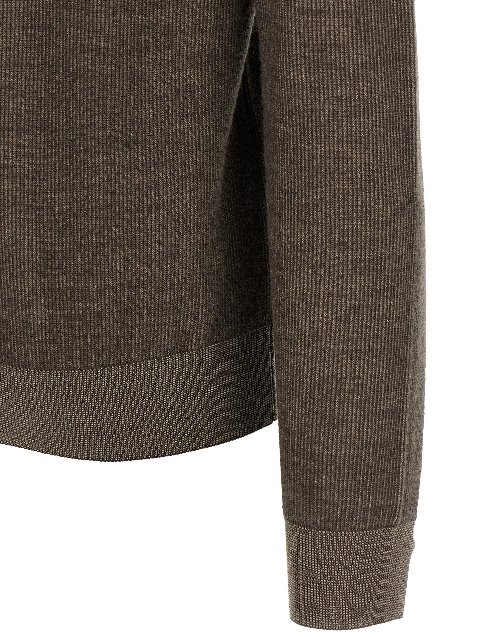 Brioni Brown Cashmere Men's Cardigan