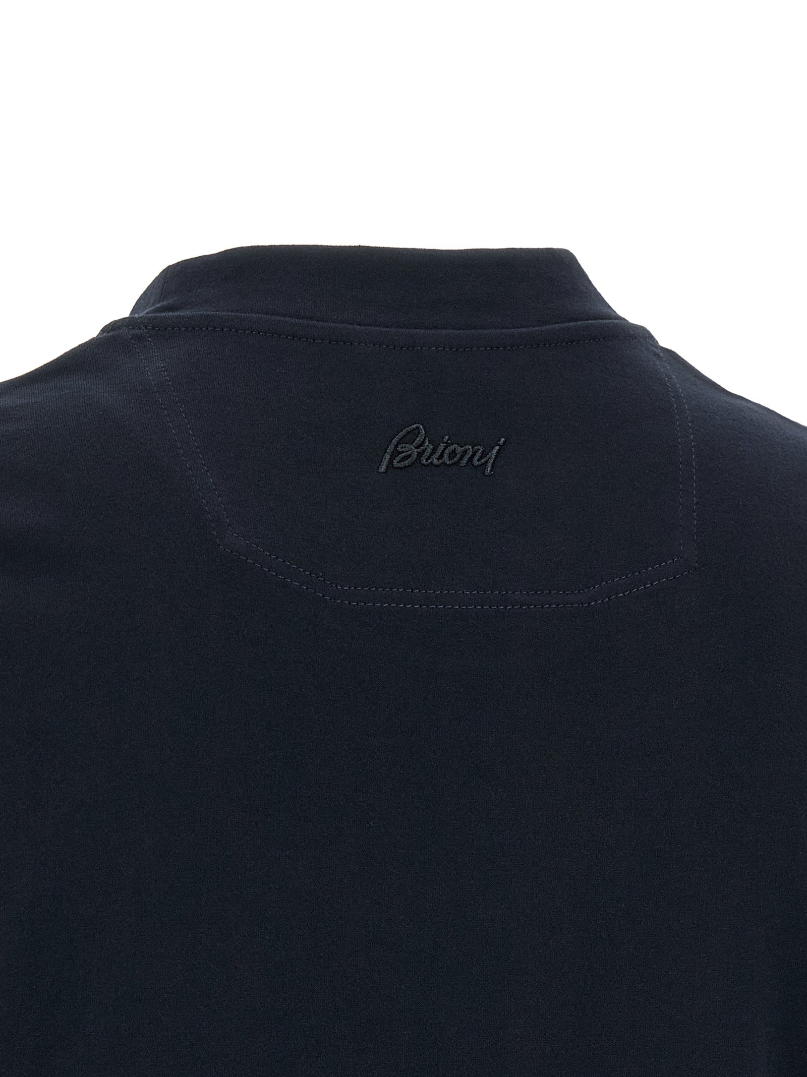 Brioni Blue Cotton Men's T-Shirt