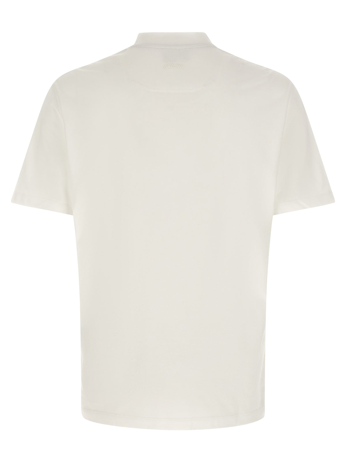Brioni White Cotton Men's T-Shirt