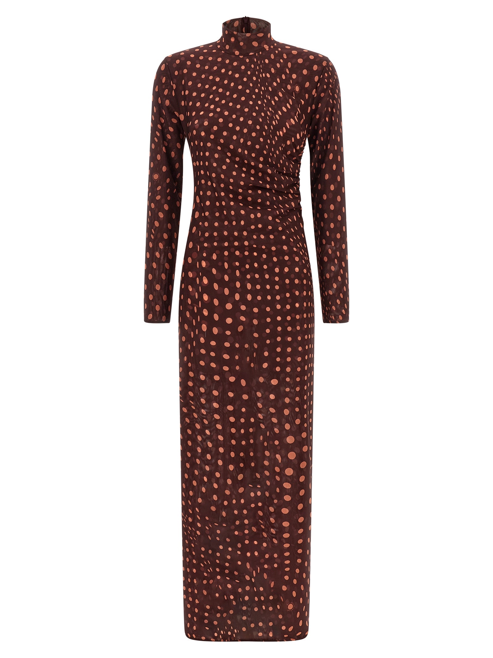 Stella McCartney Bordeaux Polyamide Long Women's Dress