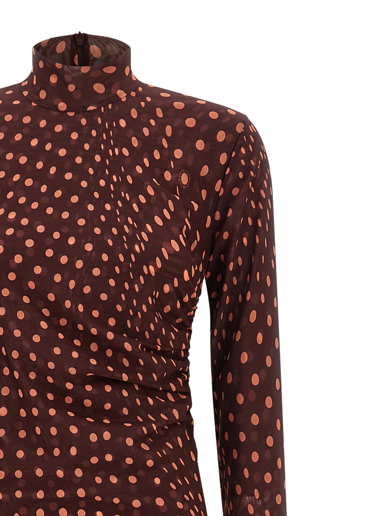 Stella McCartney Bordeaux Polyamide Long Women's Dress