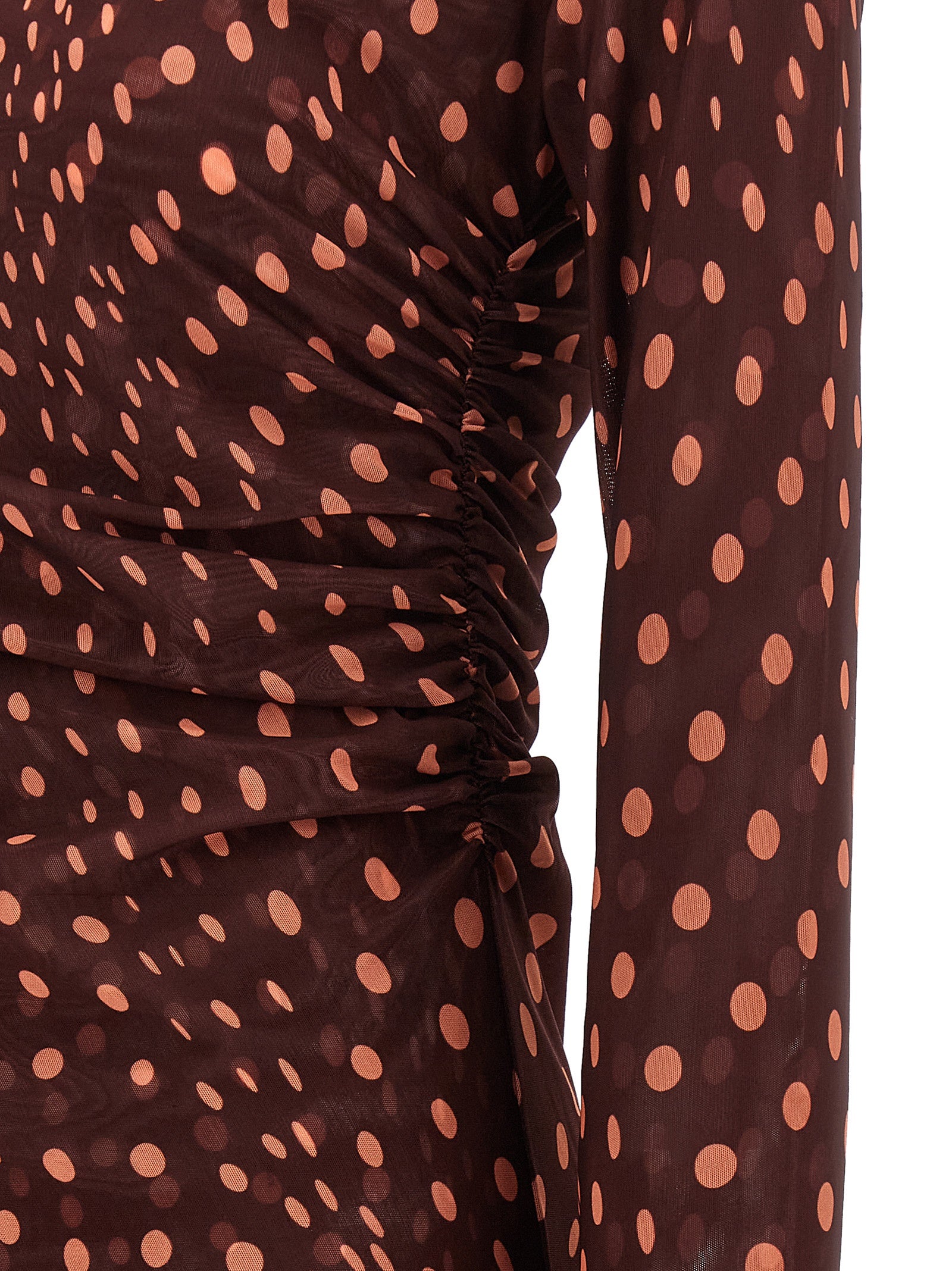 Stella McCartney Bordeaux Polyamide Long Women's Dress