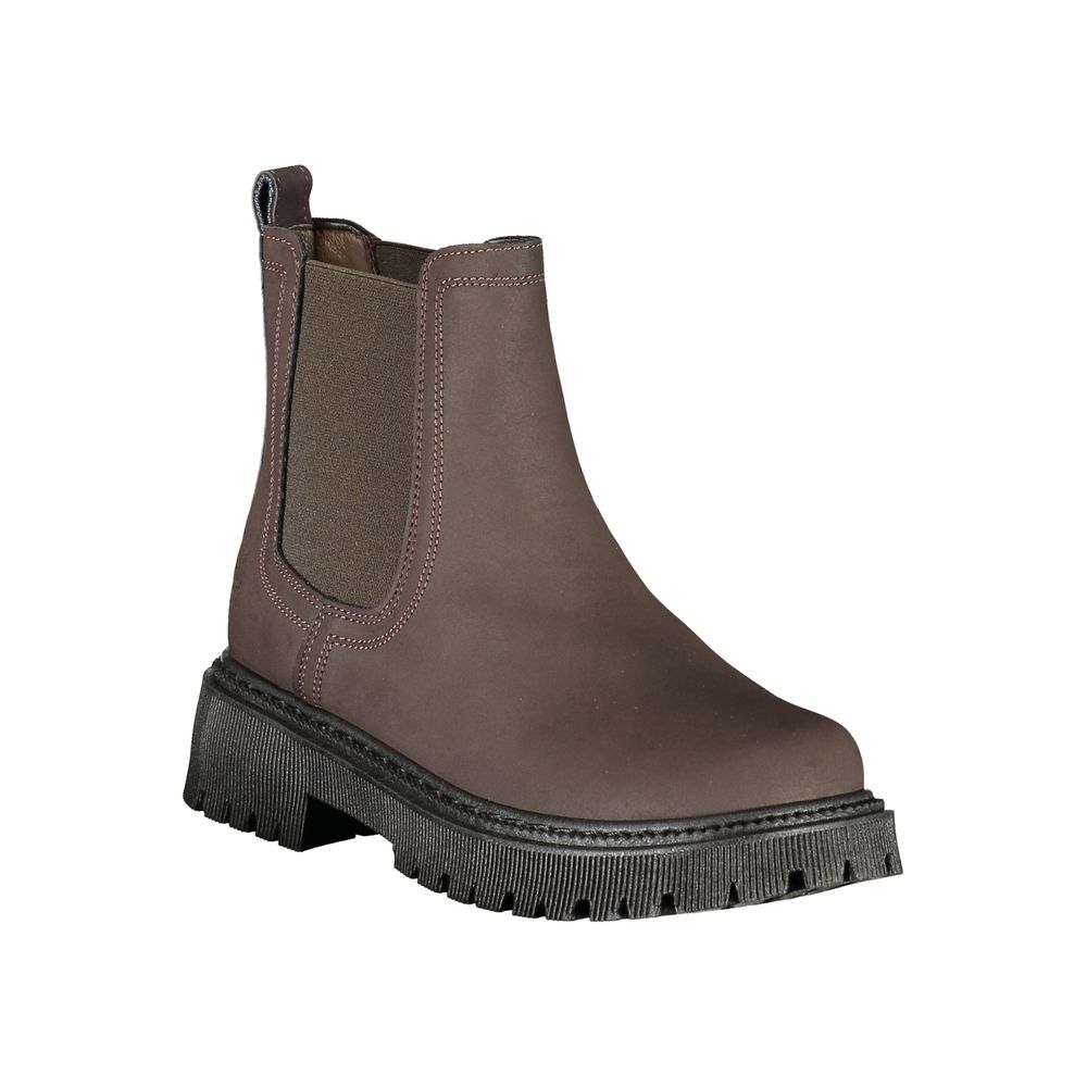 U.S. POLO ASSN. Brown Polyethylene Ankle Women's Boots