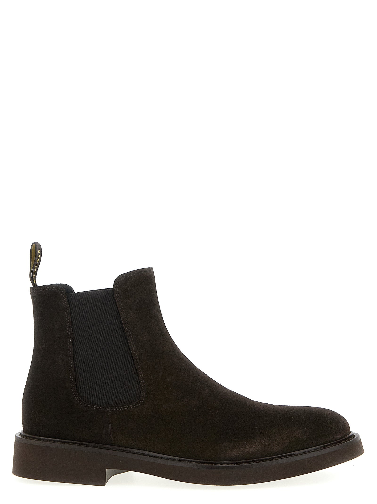 Doucal's Brown Calfskin Chelsea Men's Boots