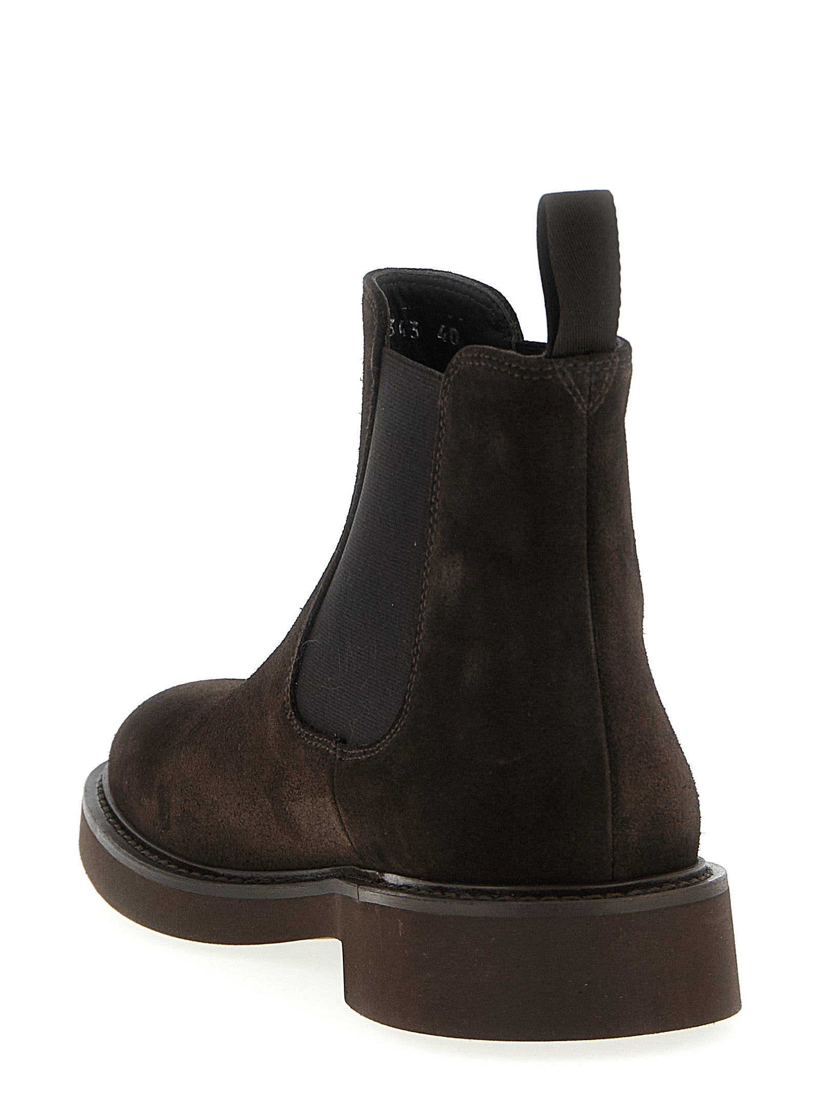 Doucal's Brown Calfskin Chelsea Men's Boots