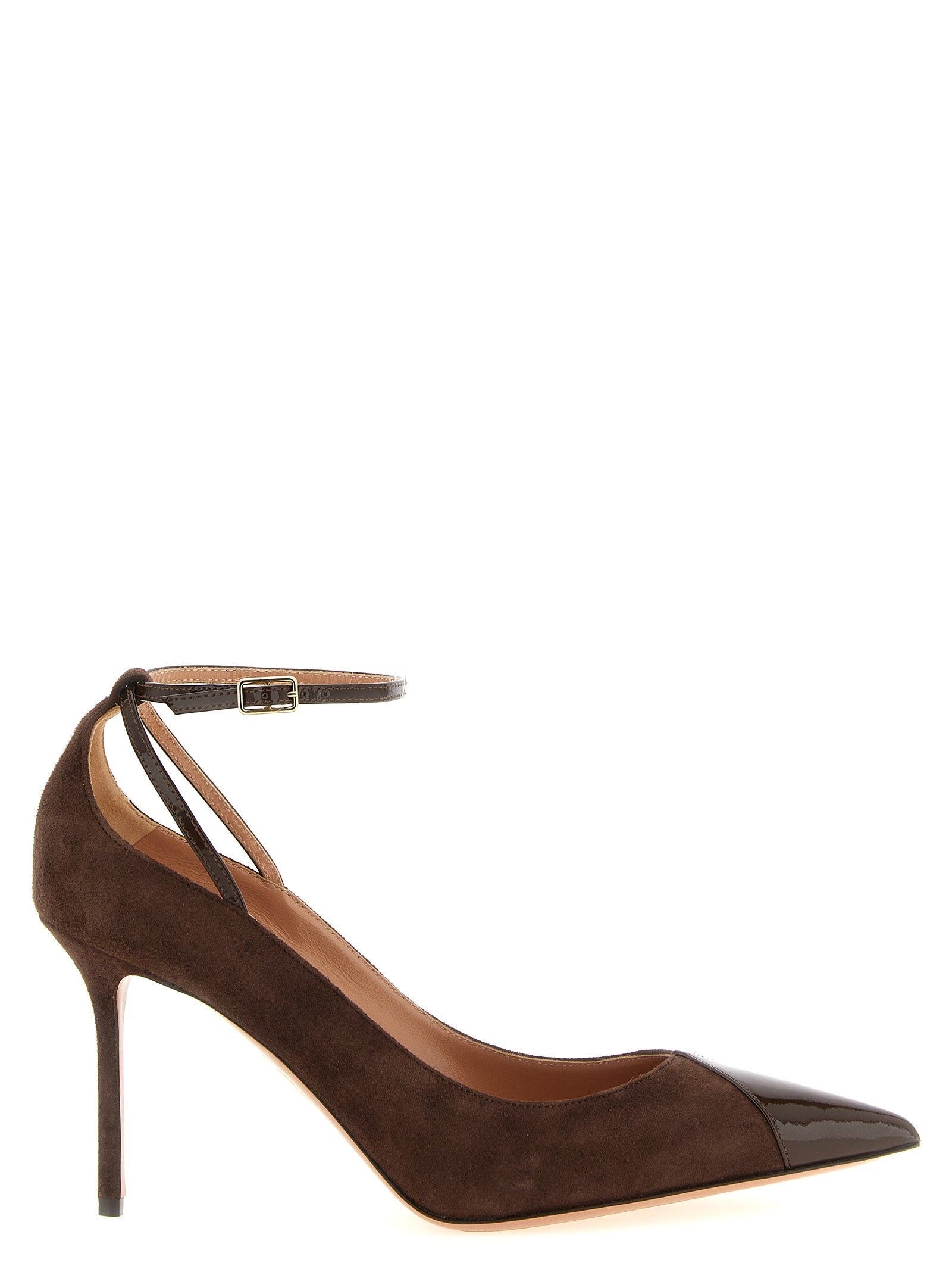 Aquazzura Brown Calfskin High Heel Women's Pumps
