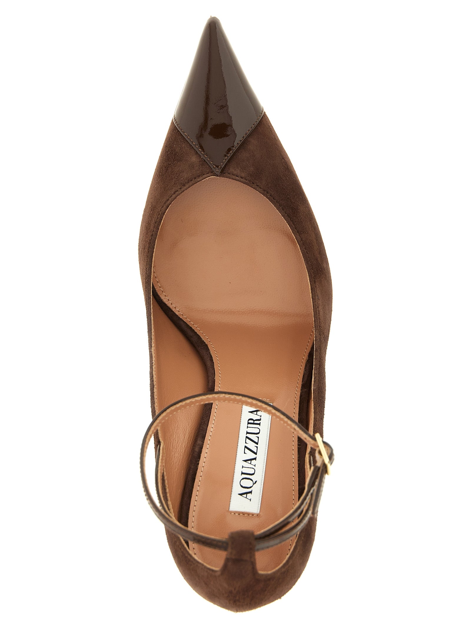Aquazzura Brown Calfskin High Heel Women's Pumps