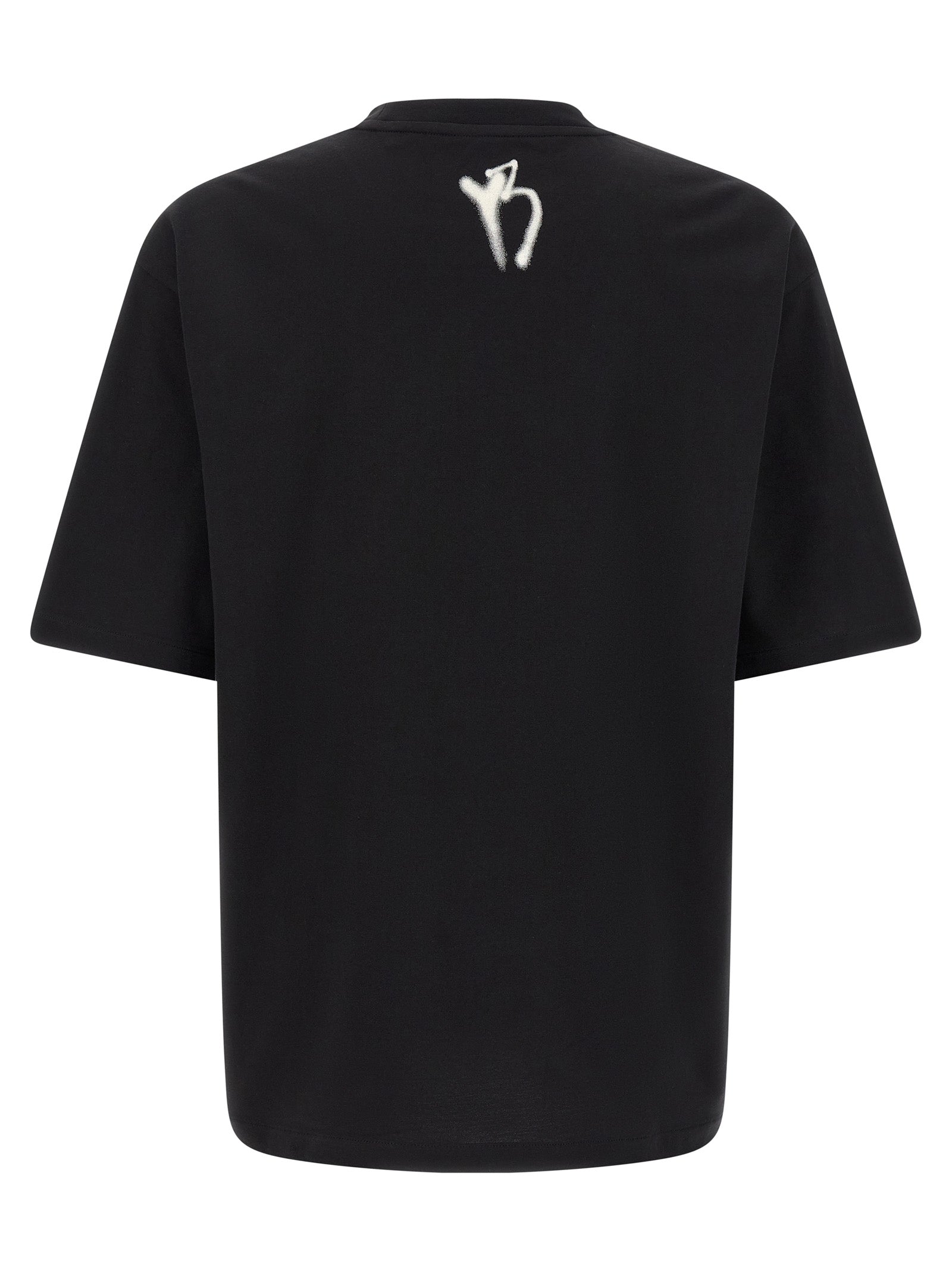 Y-3 Black Cotton Men's T-Shirt