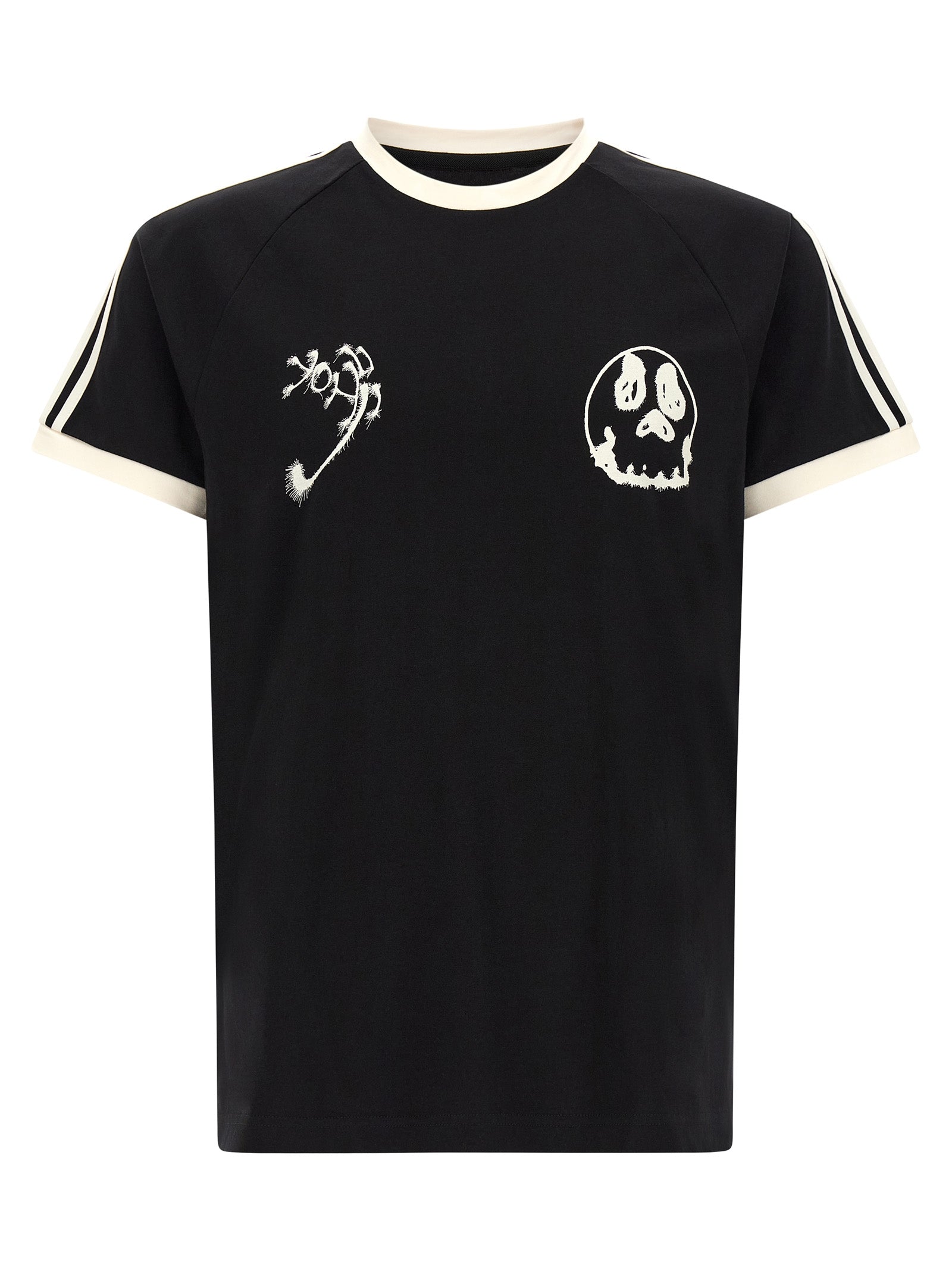 Y-3 Black Cotton Men's T-Shirt