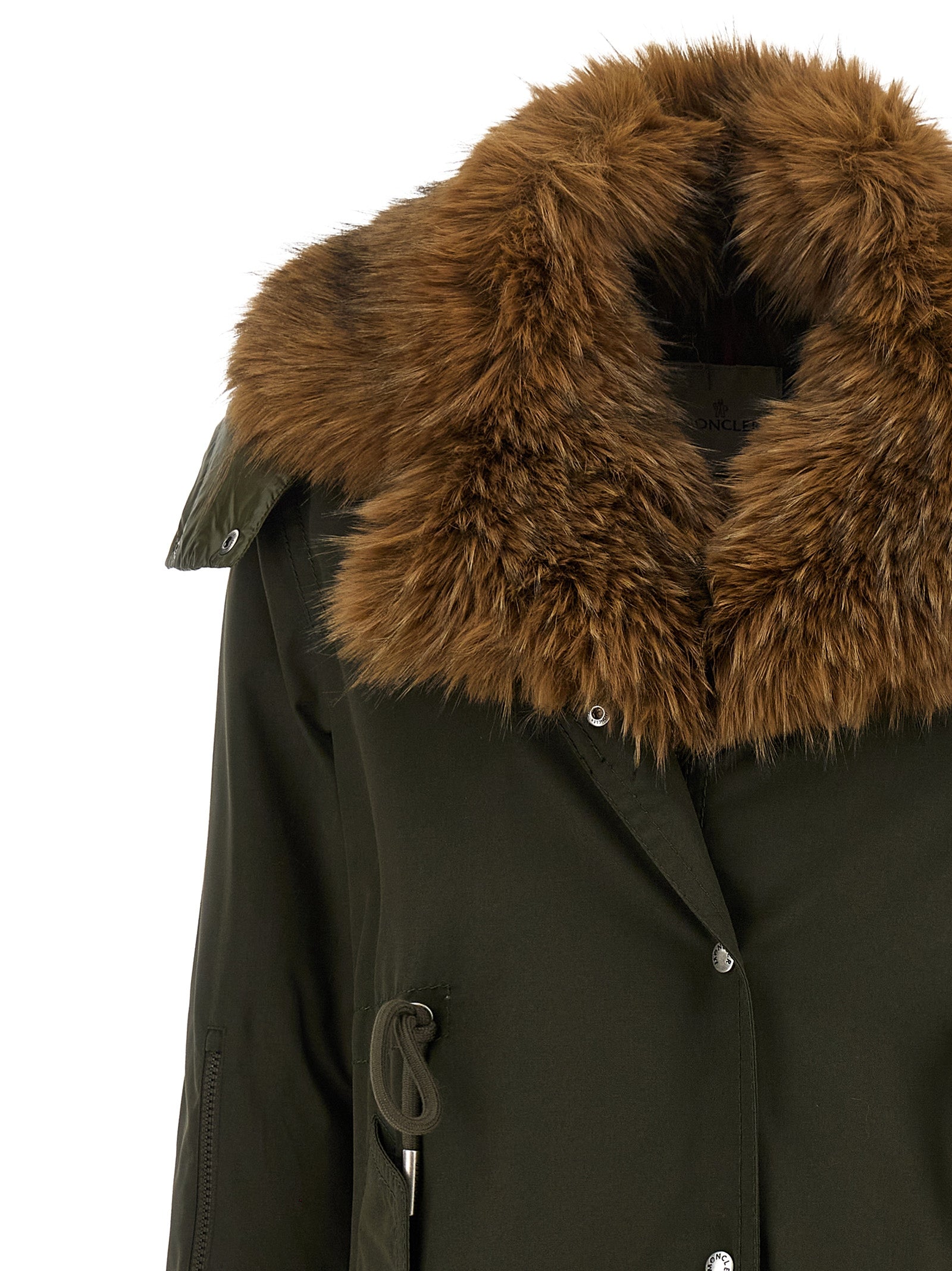Moncler Bicolor Polyamide Women's Parka