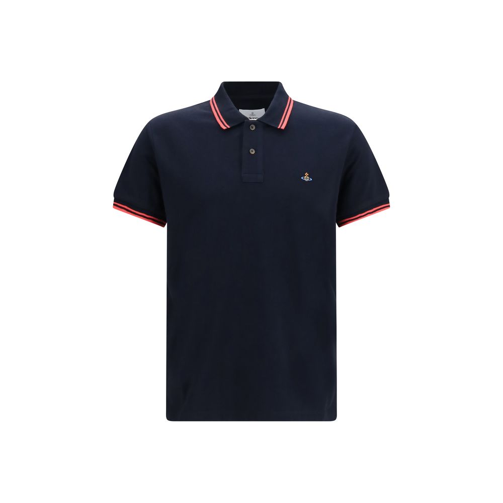 Vivienne Westwood Blue Cotton Polo Men's Shirt