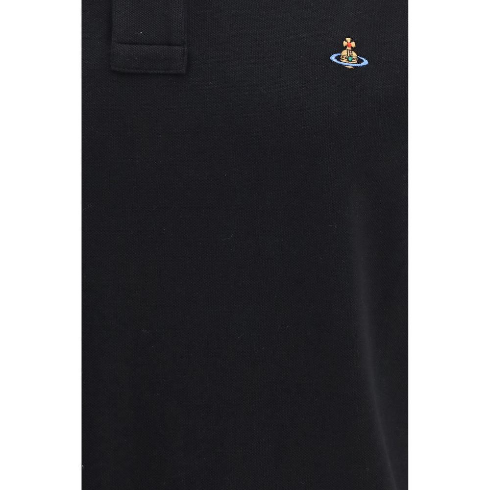 Vivienne Westwood Black Cotton Polo Men's Shirt