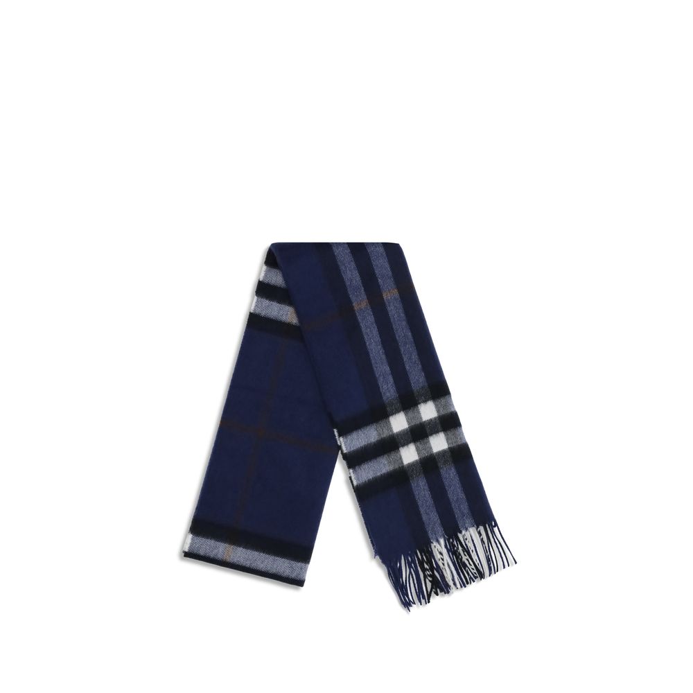 Burberry Blue Cashmere Men's Scarf