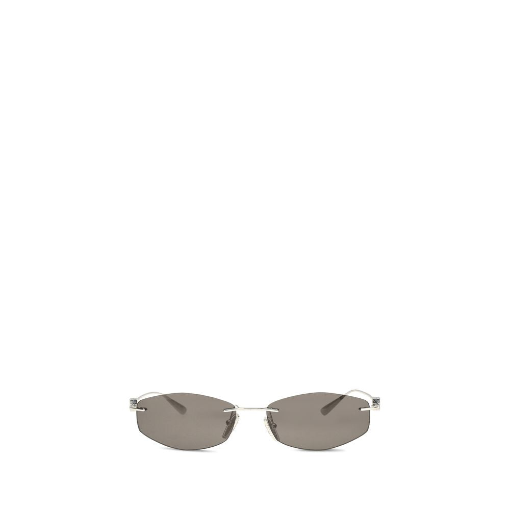 Balenciaga Silver Metal Men's Sunglasses