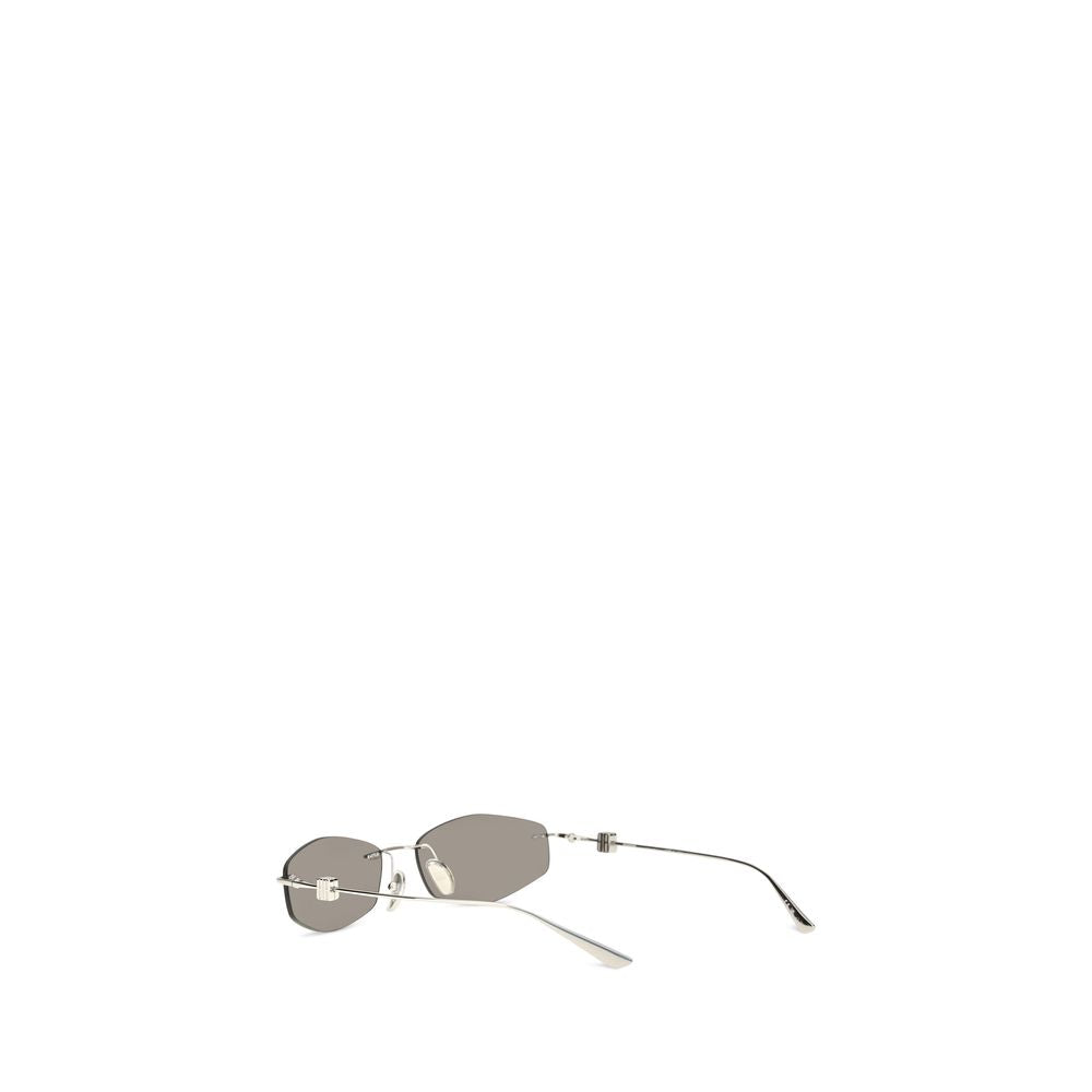Balenciaga Silver Metal Men's Sunglasses