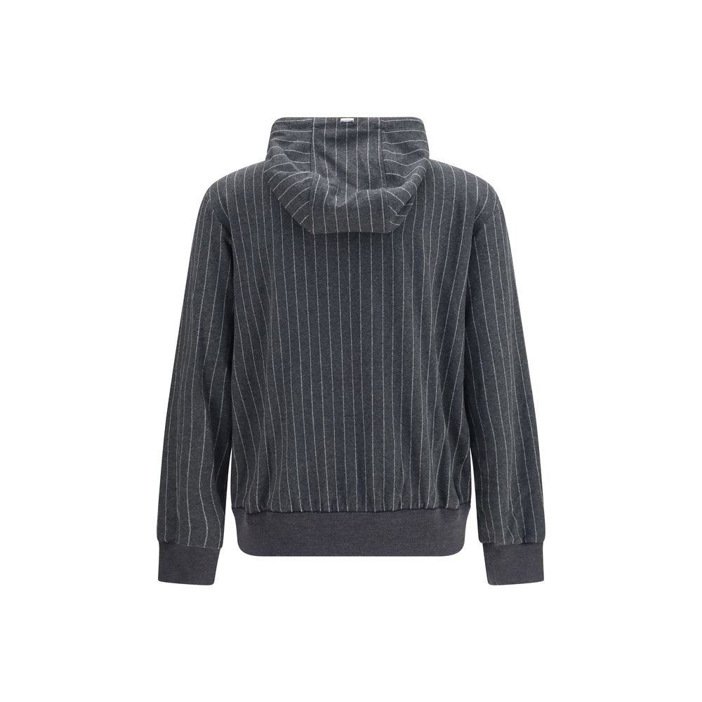 Herno Gray Cotton Men's Sweatshirt