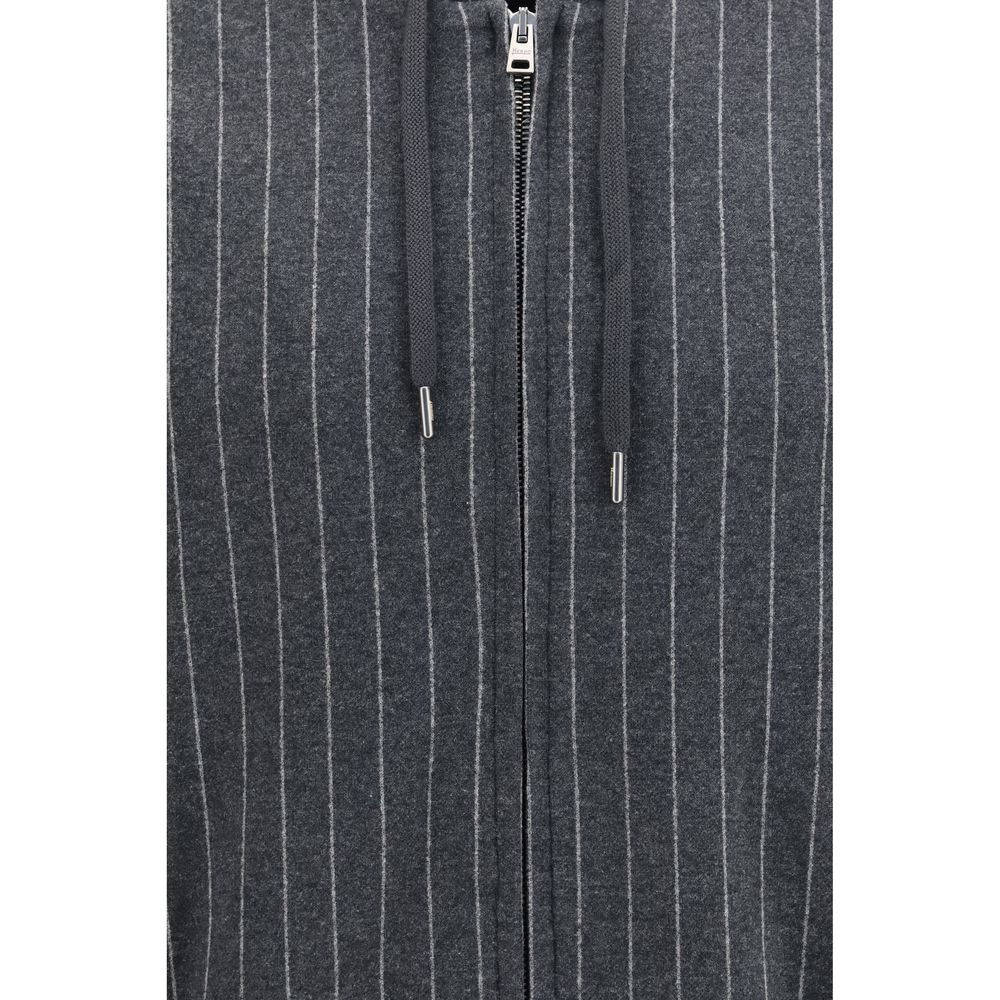 Herno Gray Cotton Men's Sweatshirt