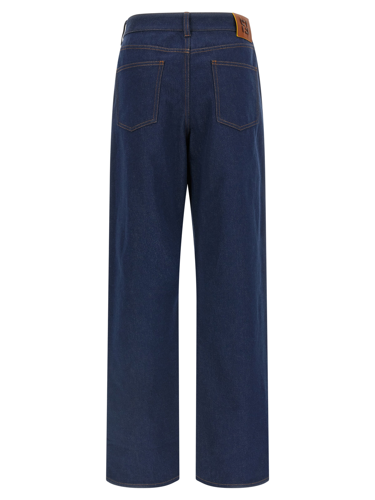 Fendi Blue Cotton Jeans Women's Denim
