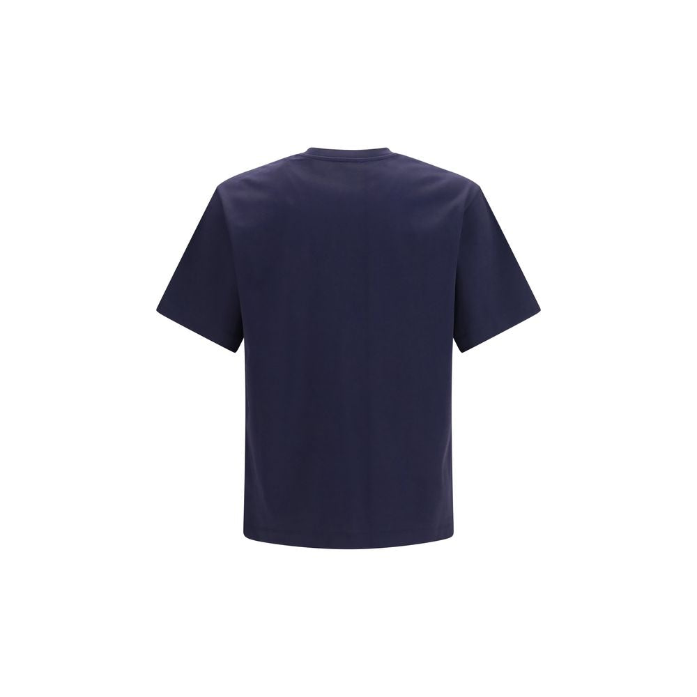 Ferragamo Blue Cotton Men's T-Shirt