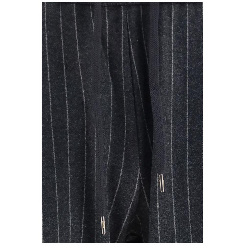Herno Gray Cotton Casual Men's Pants