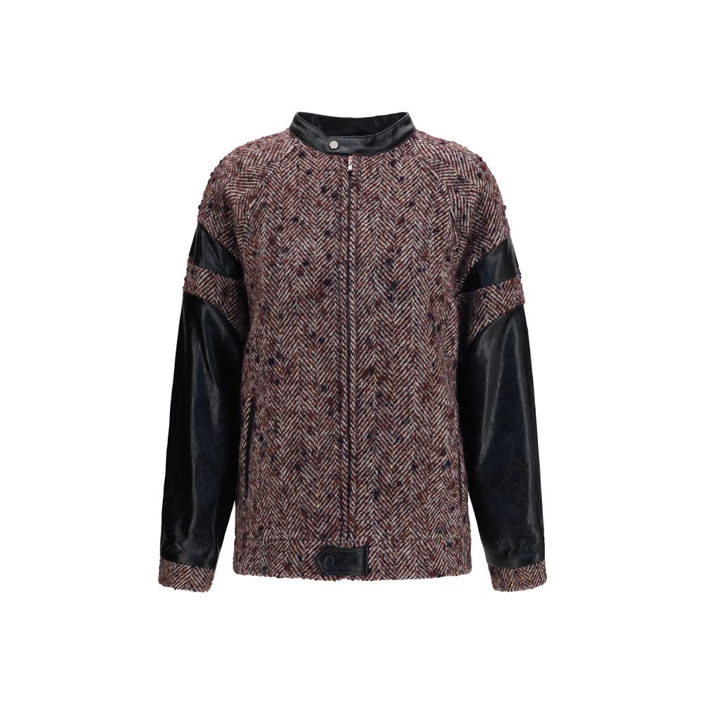 Kristina Ti Multicolor Wool Oves Aries Full-Length Women's Jacket