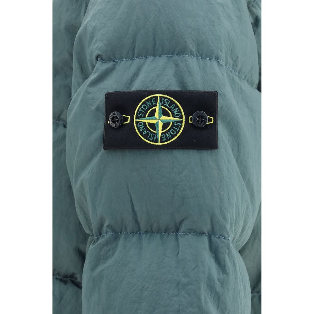 Stone Island Bicolor Polyamide Full-Length Men's Jacket