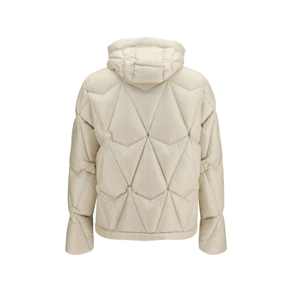 Moose Knuckles Beige Nylon Full-Length Men's Jacket